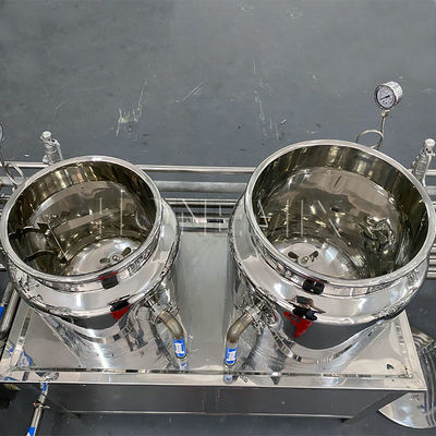 Homogeneização automática a vácuo, misturadora a vácuo, máquina de produção de creme cosmético