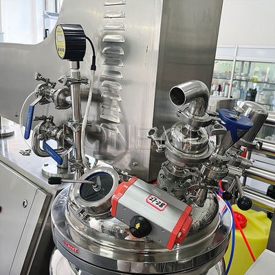Homogeneização automática a vácuo, misturadora a vácuo, máquina de produção de creme cosmético