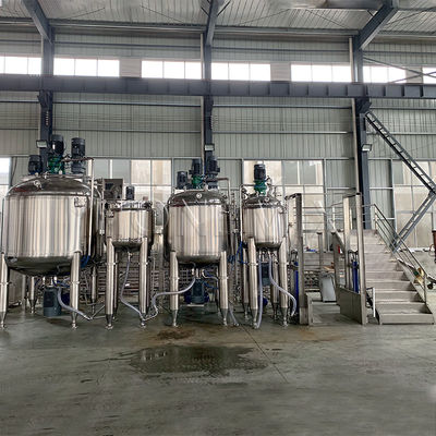 Máquina de mistura emulsificante a vácuo industrial Máquina de fabricação de pasta de dentes