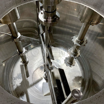 Máquina de mistura emulsificante a vácuo industrial Máquina de fabricação de pasta de dentes