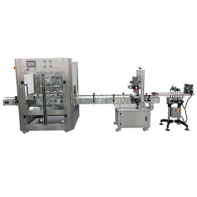 Máquina automática de enchimento de garrafas de líquido de 50 Hz para enchimento de óleo capilar