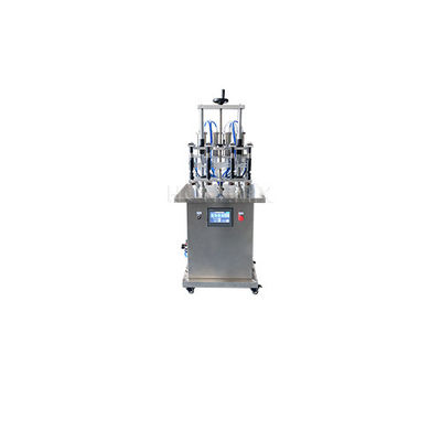 Equipamento de fabricação de perfumes líquidos Quatro cabeças Máquina automática de enchimento de perfumes