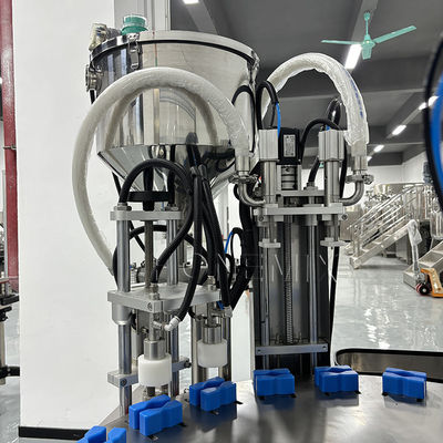 Máquina automática de enchimento de creme líquido com dois tons rotativos