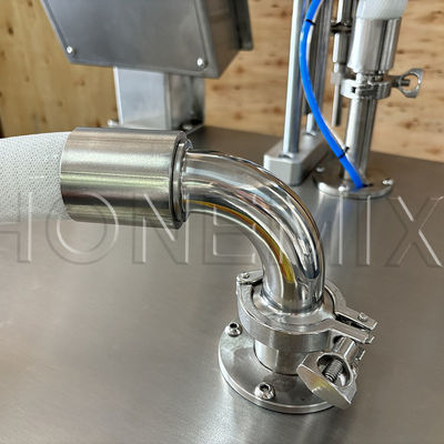 Máquina semi- automática de enchimento de frascos de sabão líquido para perfume