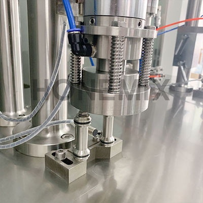 Máquina semi-automática de enchimento de gel capilar com spray hidratante e aerossol