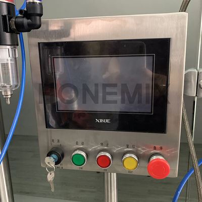 Máquina semi-automática de enchimento de gel capilar com spray hidratante e aerossol