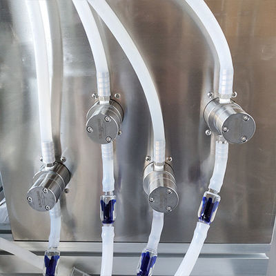Máquina de enchimento de frascos de vidro de frasco líquido Automática de aço inoxidável