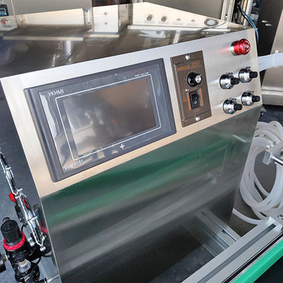 Máquina de enchimento de frascos de vidro de frasco líquido Automática de aço inoxidável