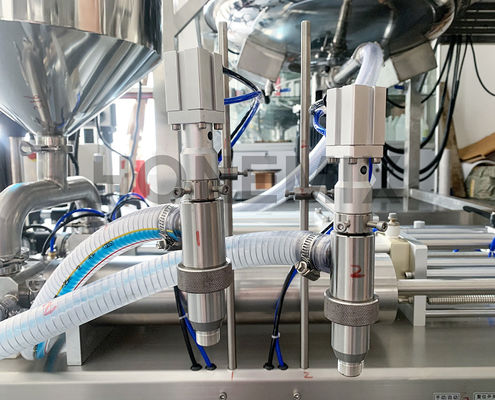 Máquina de enchimento de detergente de gel desinfetante horizontal