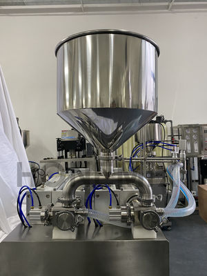 Máquina de enchimento de detergente de gel desinfetante horizontal