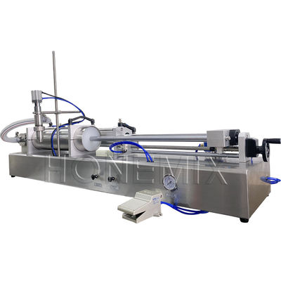 Máquina de enchimento de cosméticos Máquina de enchimento horizontal de pistão para líquidos e creme