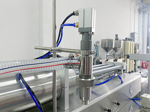 Máquina de enchimento de cosméticos Máquina de enchimento horizontal de pistão para líquidos e creme