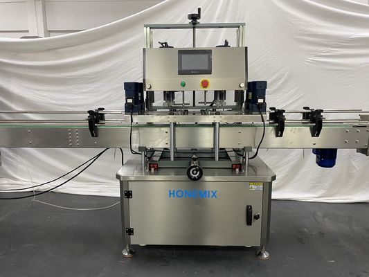 Máquina de preenchimento de creme Dez bocas de preenchimento de linha de rotulagem de tampa