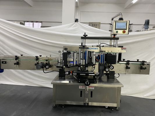 Máquina de preenchimento de creme Dez bocas de preenchimento de linha de rotulagem de tampa