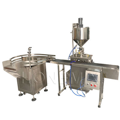 Equipamento de enchimento de cera cosmética, linha de enchimento de frasco de creme a temperatura constante