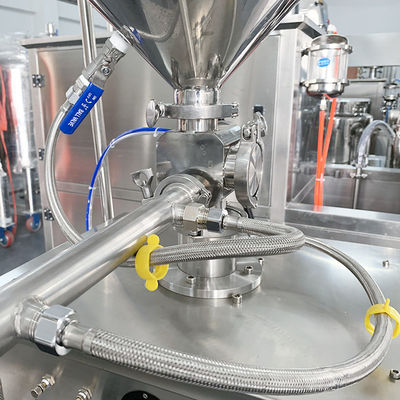 Equipamento de enchimento de cera cosmética, linha de enchimento de frasco de creme a temperatura constante