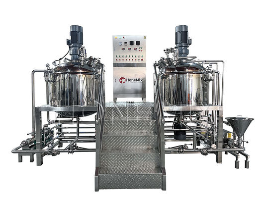 Máquina de fazer loções de creme corporal em emulsificador a vácuo