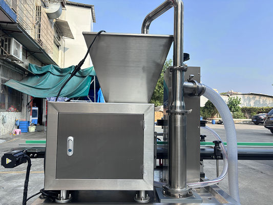 Máquina de enchimento automática de engrenagens, bomba de engrenagem, loção de banho, duas cabeças, material de alimentação pneumático