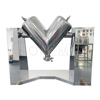 Máquina de mistura de pó seco em forma de V SUS316L Protein Powder Mixer CE