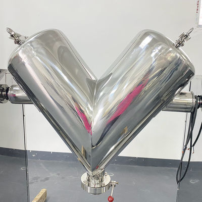 Máquina de mistura de pó seco em forma de V SUS316L Protein Powder Mixer CE