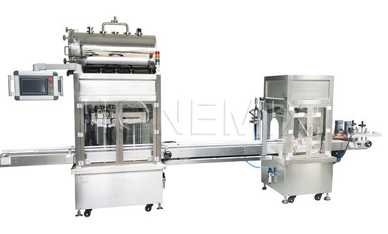 Máquina automática de parafusagem de linha de enchimento de creme cosmético