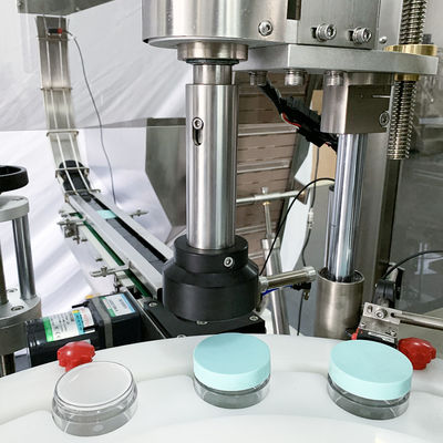 Máquina automática de enchimento de creme cosmético Máquina rotativa de enchimento de garrafas